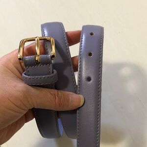 American Apparel lavender leather Belt